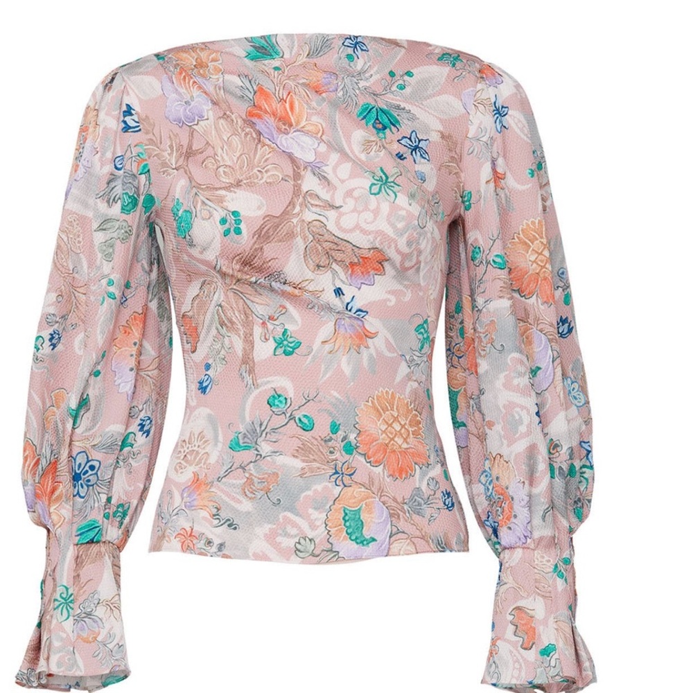 Peter Pilotto Silk Draped Blouse